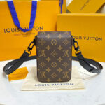 Louis Vuitton S-Lock Vertical Wearable Wallet M81522 Brown